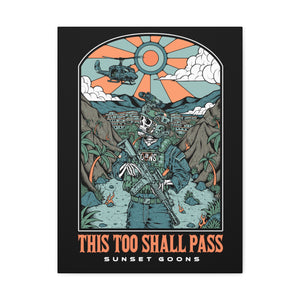 Open image in slideshow, This Too Shall Pass Canvas
