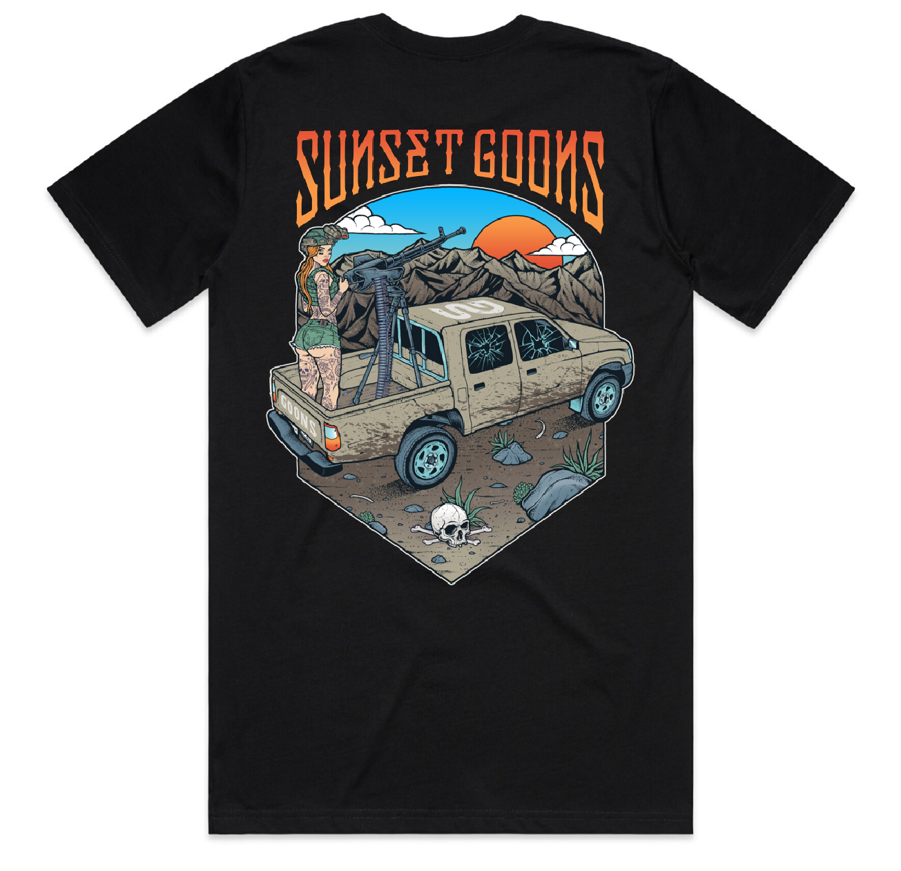 Sunset Peaks Tee