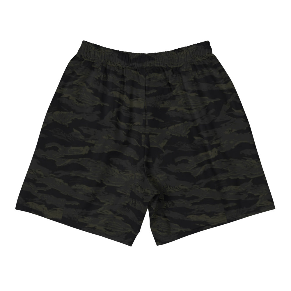 Men's Black Tiger Stripe Shorts