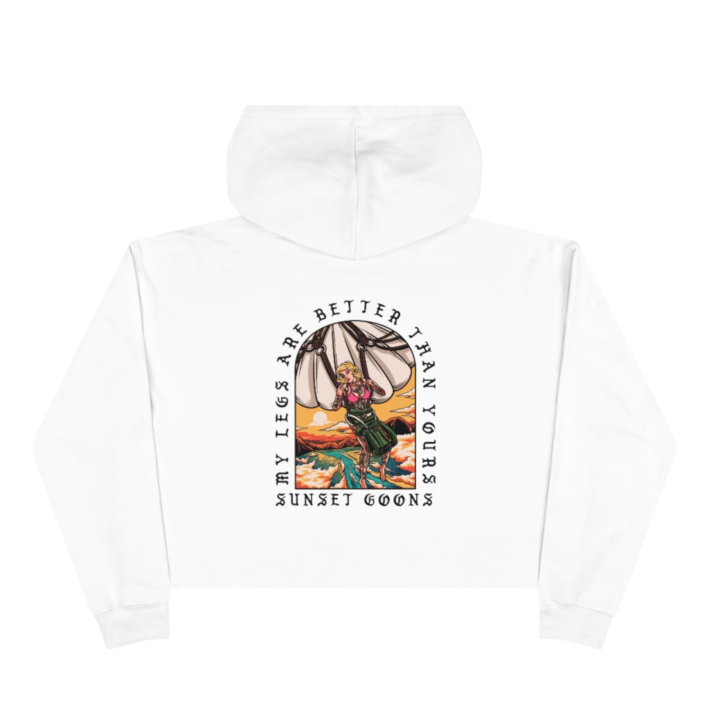 Jumpy Girl Crop Hoodie