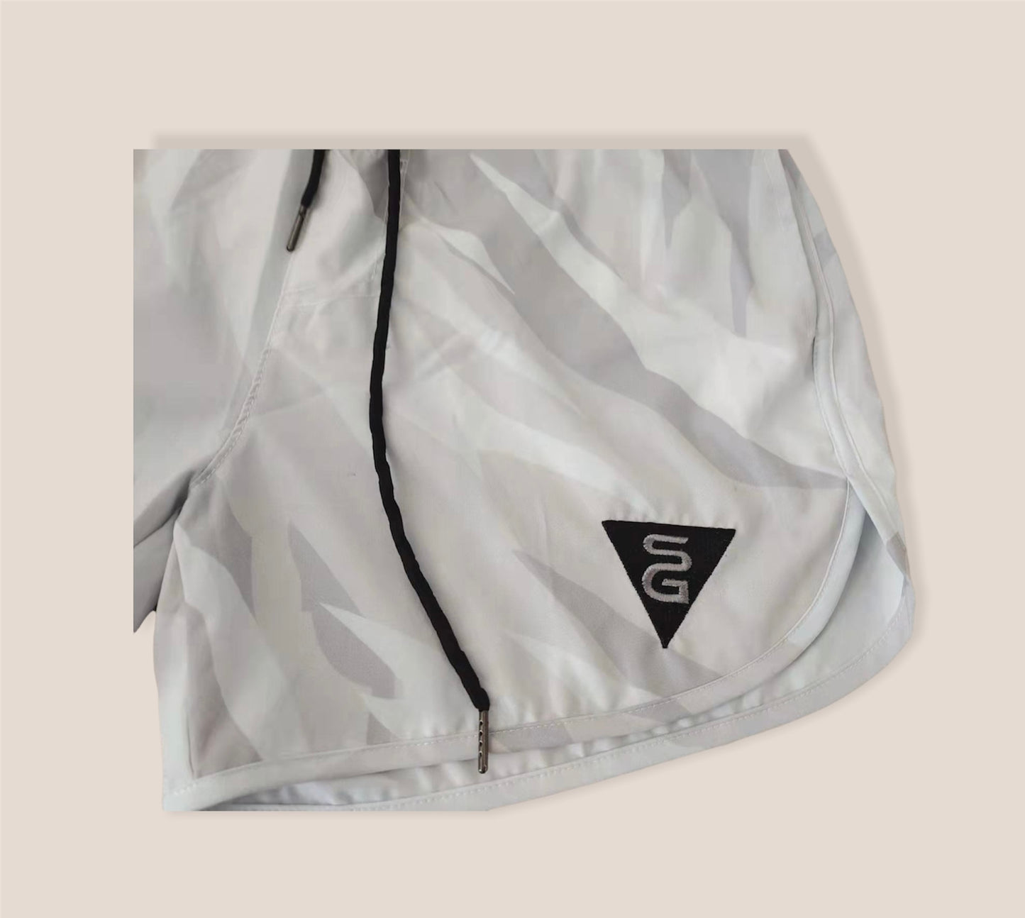 White Camo Shorts